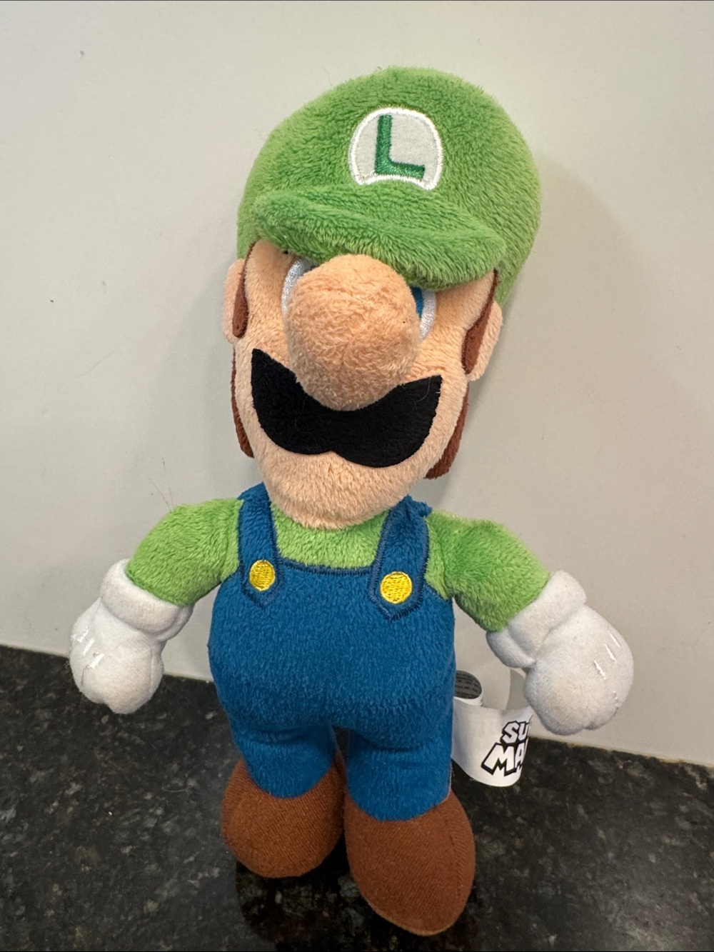 Luigi Super Mario Bros Sanei Plush 10” All Star Toy Doll -Nintendo